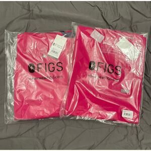 FIGS Women's Scrubs Catarina Top Zamora Joggers Set